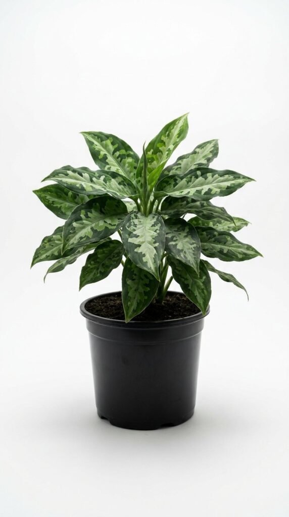 Aglaonema pictum tricolor - 4”