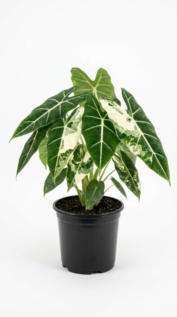 Alocasia Frydek Variegated - 6"