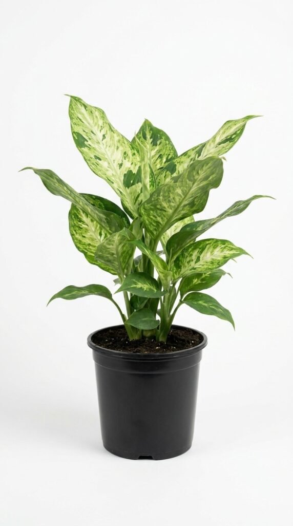 Alocasia gageana Variegated - 4"