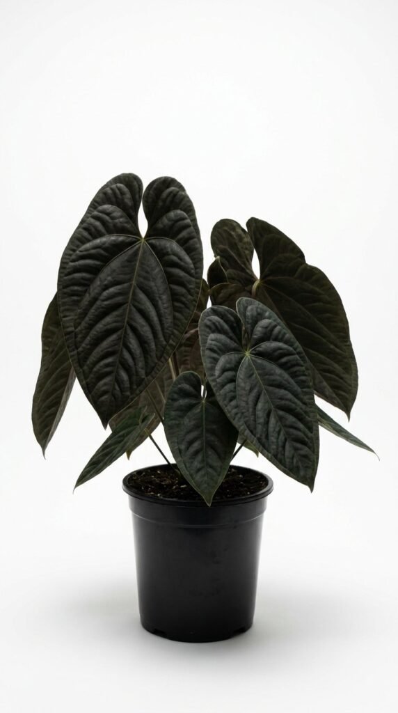 Anthurium Black Magic (luxurians x dressleri) - 6"