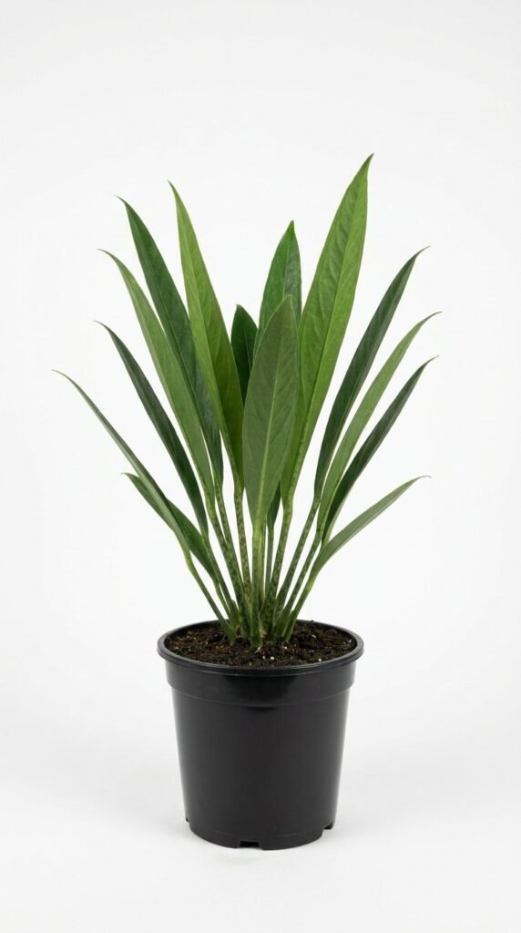 Anthurium bonplandii guayanum Cobra - 6”