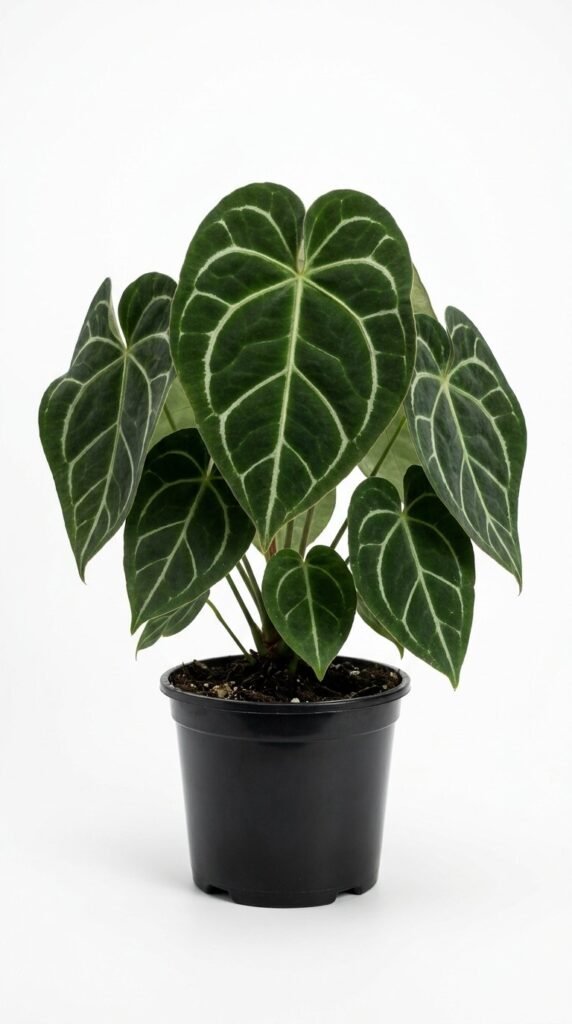 Anthurium clarinervium Hybrid - 4”