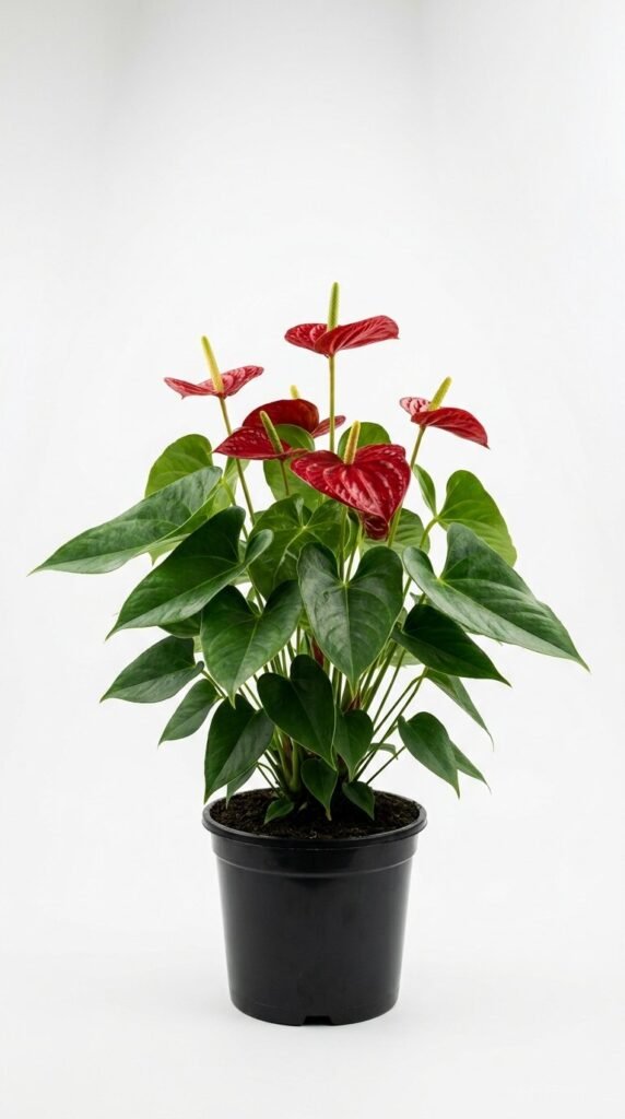 Anthurium Red Heart - 6”