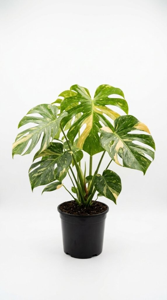 Monstera Creme Brulee - 6"