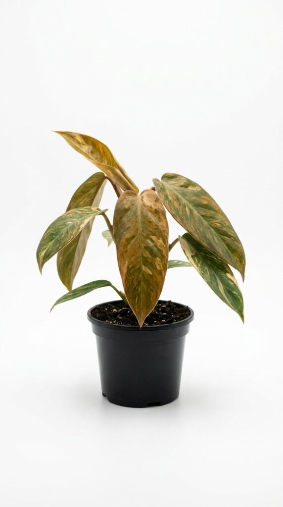Philodendron Caramel Marble Variegated - 4"