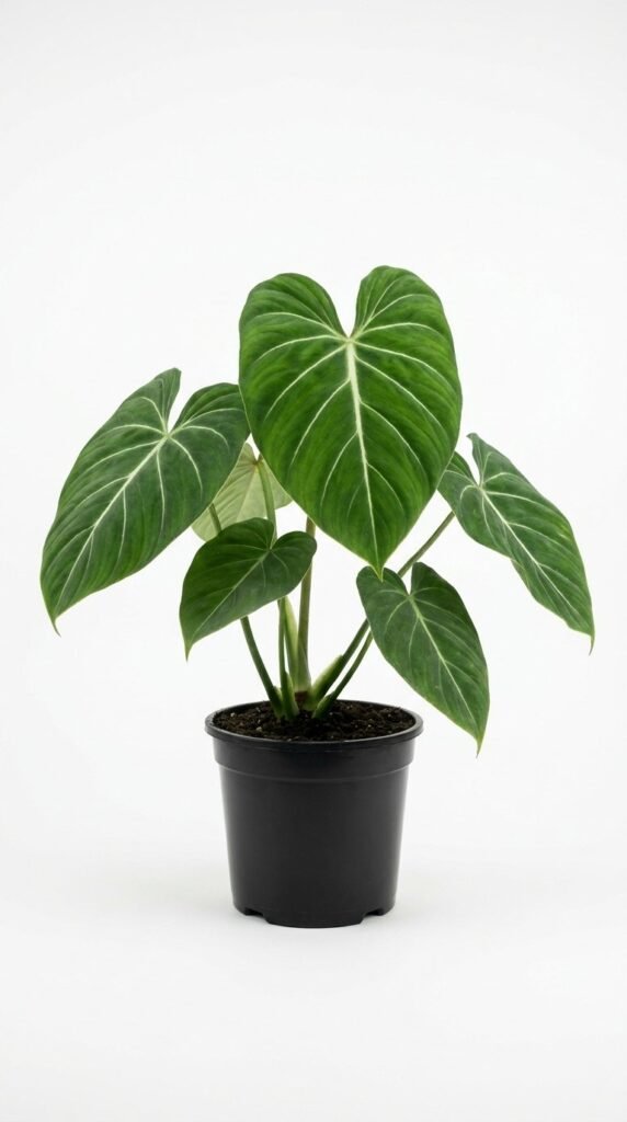 Philodendron gloriosum Flat Petiole Form - 6”