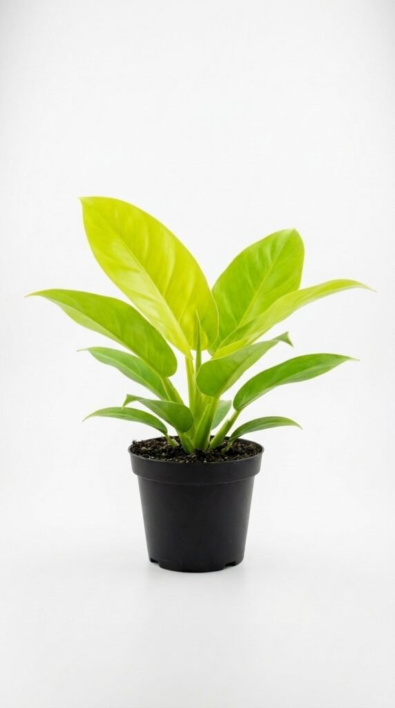 Philodendron Green Congo Nuclear - 4"