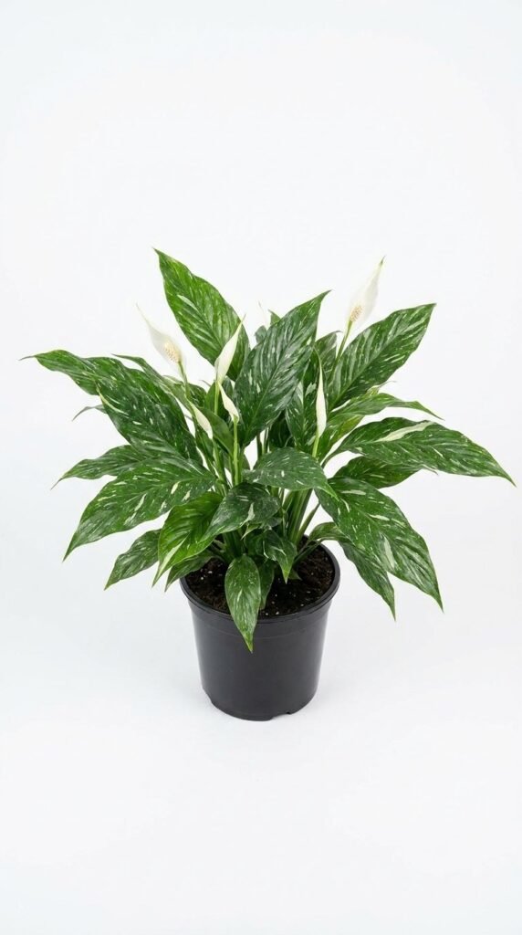 Spathiphyllum Domino - 6"