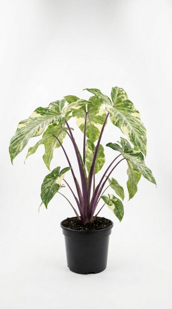 Xanthosoma violaceum - 10" Variegated